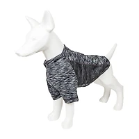 Pet Life ® Active 'Warf Speed' Heathered Ultra-Stretch Sporty Performance Dog T-Shirt