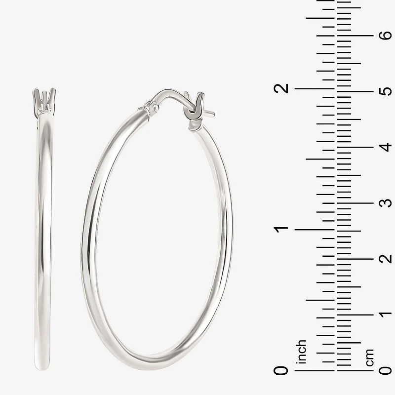 Sterling Silver Hoop Earrings
