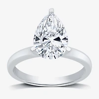 3 CT. Lab-Grown (G / VS2)  Diamond Pear Solitaire Engagement Ring in14K Gold