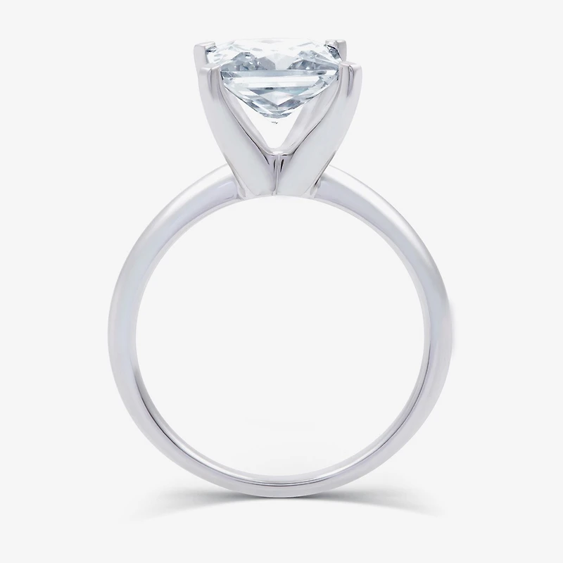 3 CT. Princess-cut Lab-Grown (G / VS2) Diamond Solitaire Engagement Ring 14K Gold