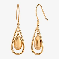 14K Gold Teardrop Earrings