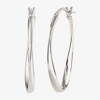 Sterling Silver 2-pr. Hoop Earrings