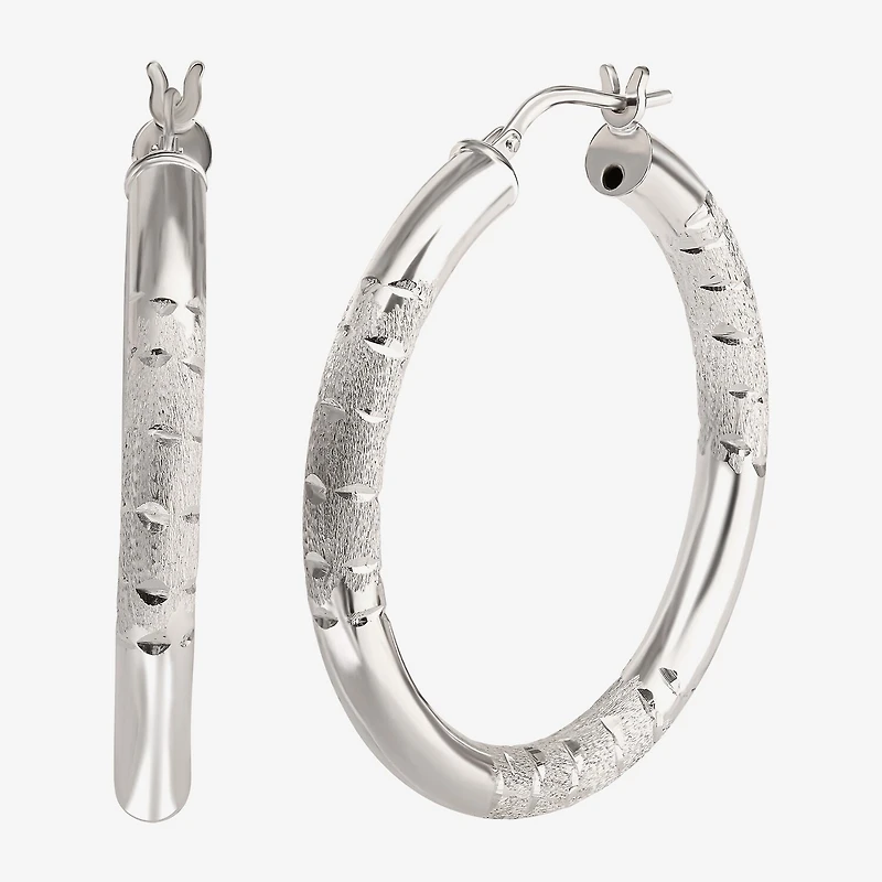 Sterling Silver Hoop Earrings