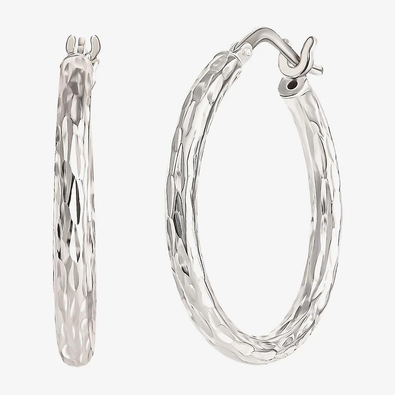 Sterling Silver 2-pr. Hoop Earring Set