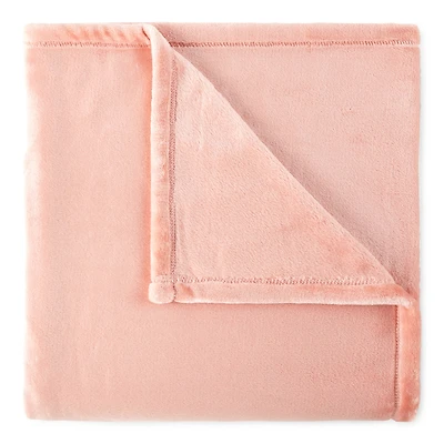 Home Expressions Velvet Plush Solid Throw