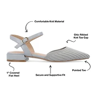 Journee Collection Ansley Womens Pointed Closed Toe Ballet Flats