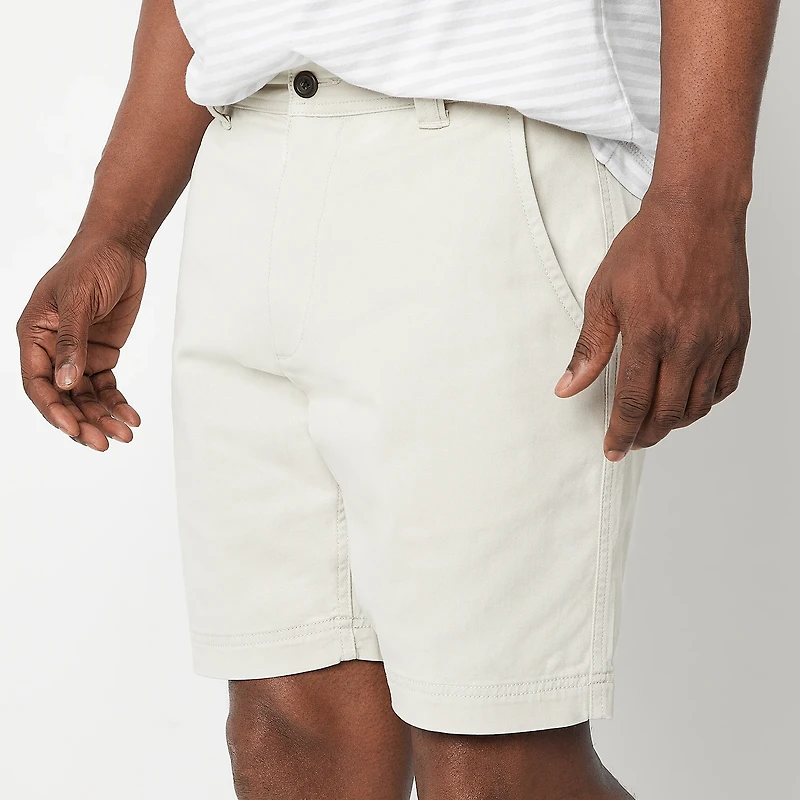 St. John's Bay Mens 9" Stretch Fabric Chino Short