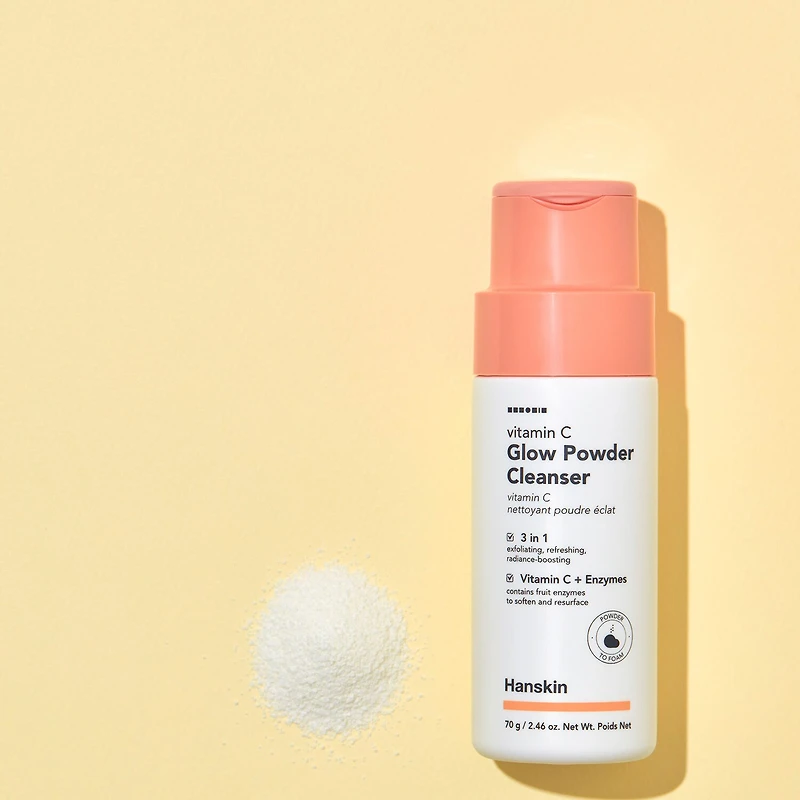 Hanskin Vitamin C Glow Powder Cleanser