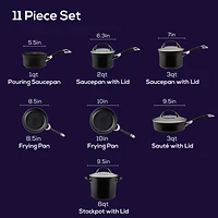 Circulon Symmetry Hard Anodized 11-pc. Cookware Set