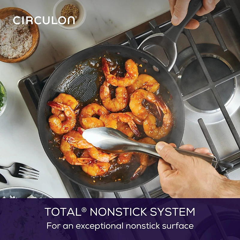 Circulon Symmetry Hard-Anodized French Skillet Set