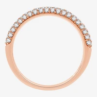 Womens 1/2 CT. T.W. Lab Grown White Diamond 10K Gold Wedding Engagement Ring