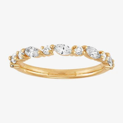 H-I / Si2) Womens / CT. T.W. Lab Grown White Diamond 10K Gold Wedding Band