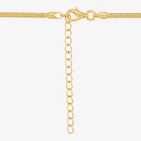 (H-I Womens 1/2 CT. T.W. Lab Grown White Diamond 14K Gold Over Silver Sterling Silver Oval 16 Inch Pendant Necklace