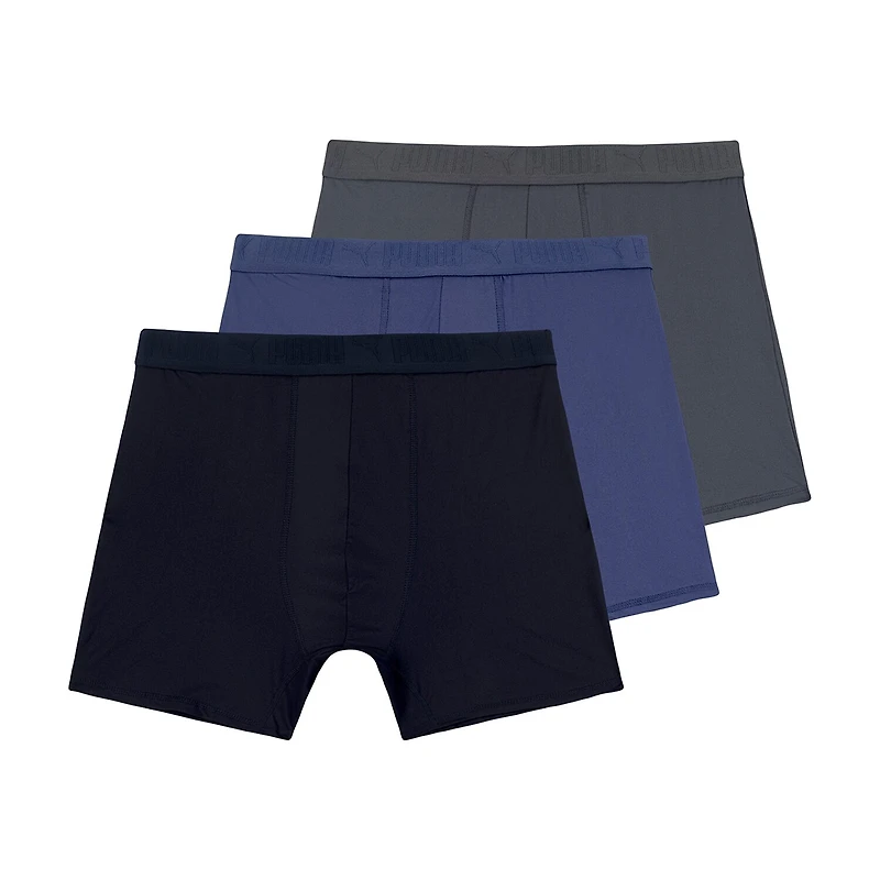 PUMA Ultra Soft Mens 3 Pack Boxer Briefs Psp25m152980