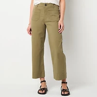 a.n.a Womens Straight Highest Rise Cropped Pant