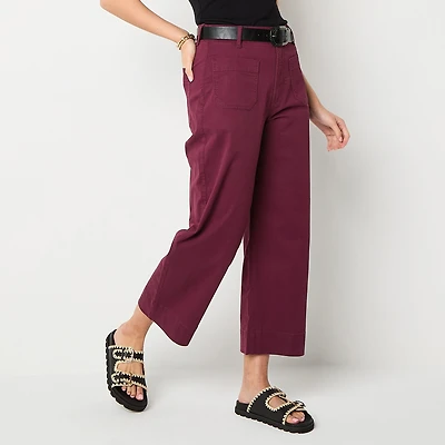 A.N.A Womens Straight Highest Rise Cropped Pant