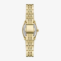 Geneva Womens Crystal Accent Gold Tone Bracelet Watch Fmdjm317