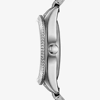 Geneva Womens Crystal Accent Silver Tone Bracelet Watch Fmdjm320