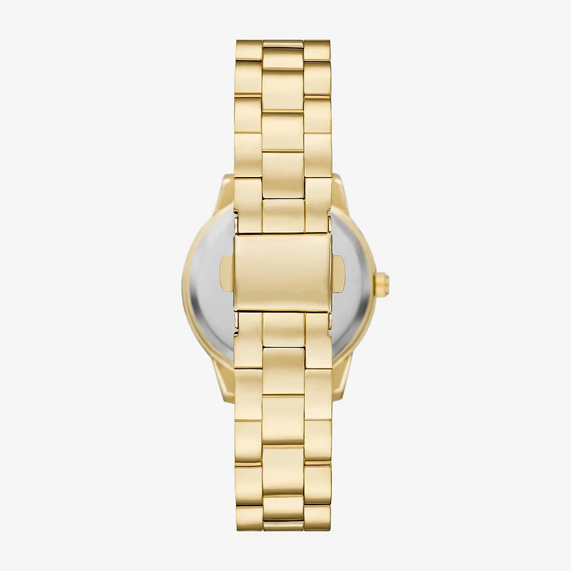 Womens Crystal Accent Gold Tone 4-pc. Watch Boxed Set Fmdjset366