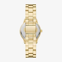 Womens Crystal Accent Gold Tone 4-pc. Watch Boxed Set Fmdjset366