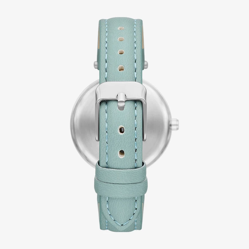 Womens Crystal Accent Blue Strap Watch Fmdjo343