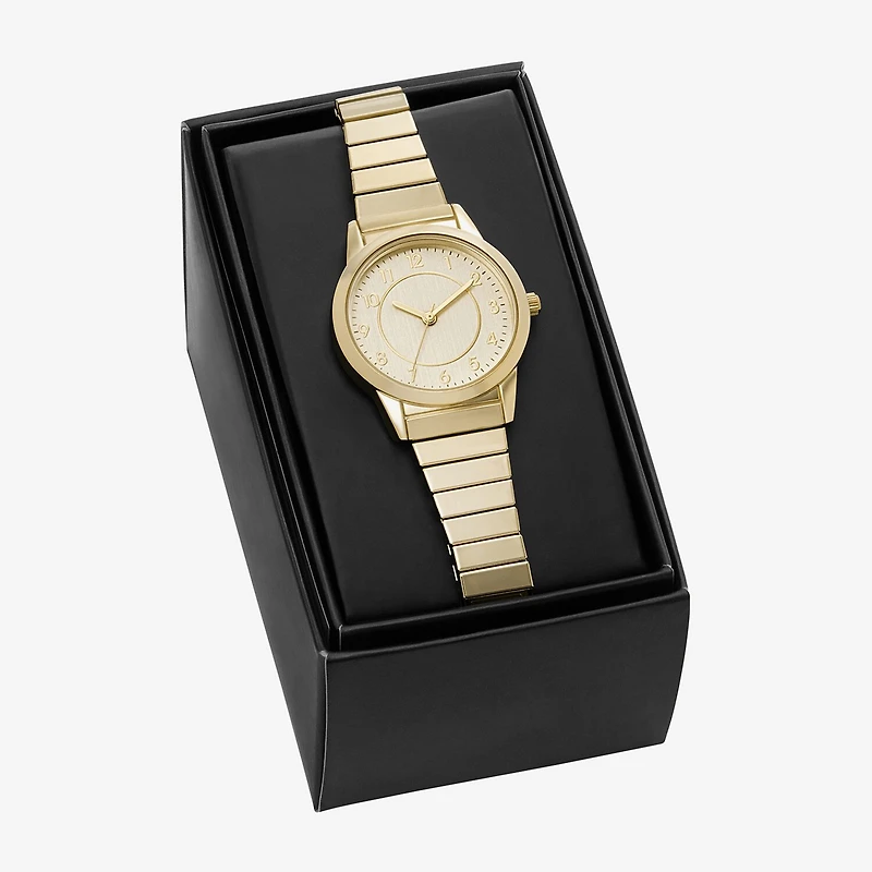Womens Gold Tone Stainless Steel Expansion Watch Fmdjo341