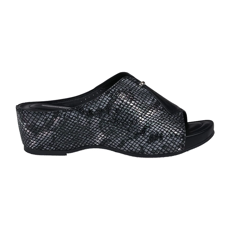 GC Shoes Womens Dacia Printed Comfort Wedge Sandals