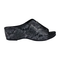 GC Shoes Womens Dacia Printed Comfort Wedge Sandals