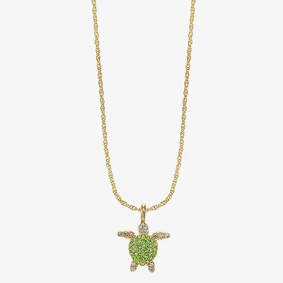 Monet Jewelry Womens Glass 17 Inch Pendant Necklace