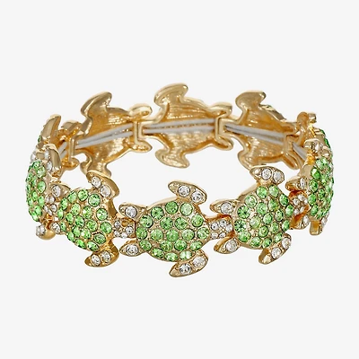 Monet Jewelry Womens Glass Stretch Bracelet