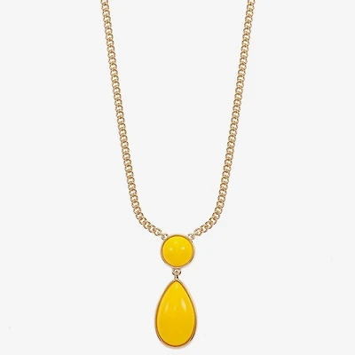 Liz Claiborne Womens 17 Inch Pendant Necklace