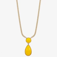 Liz Claiborne Womens 17 Inch Pendant Necklace
