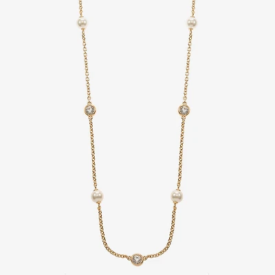 Monet Jewelry Womens Glass Inch Strand Necklace