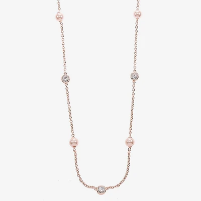 Monet Jewelry Womens Glass 36 Inch Strand Necklace