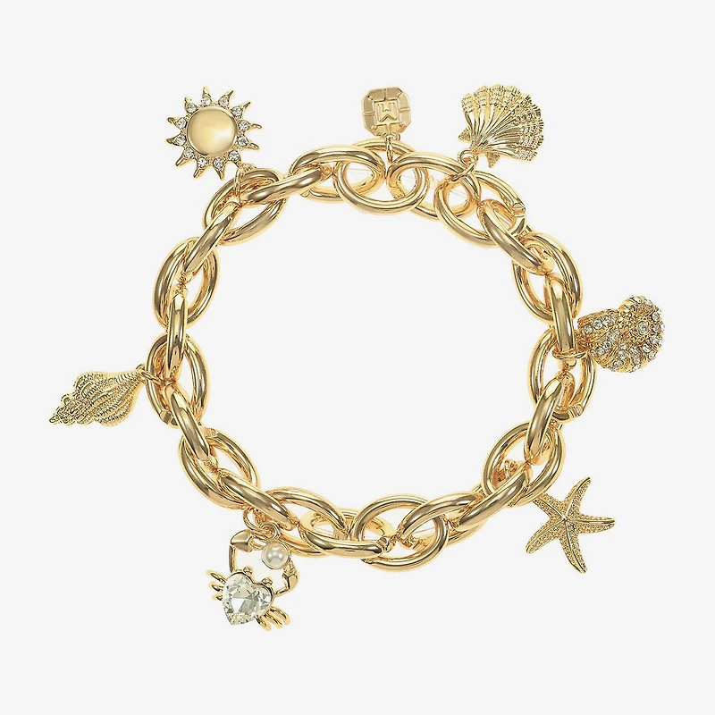 Monet Jewelry Womens Glass Stretch Bracelet