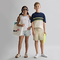 Thereabouts Little & Big Kid Girls Adjustable Waist Denim Short