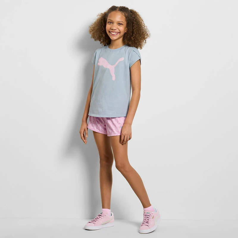 PUMA Big Kid Girls 2-pc. Short Set