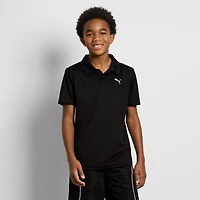 PUMA Big Kid Boys Short Sleeve Classic Fit Polo Shirt