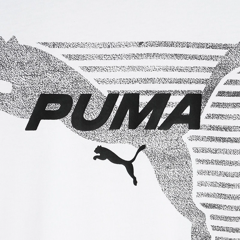 PUMA Big Kid Boys Crew Neck Short Sleeve Regular Fit Graphic T-Shirt