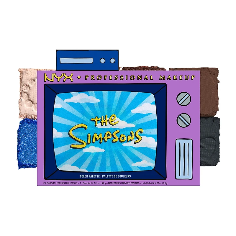 NYX Professional Makeup Simpsons Collab Simpson Family Mania Color Palette