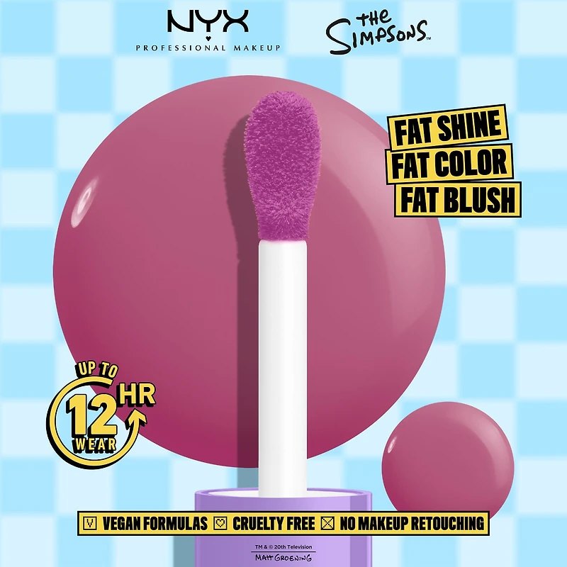 NYX Professional Makeup Simpsons Collab Saucy Sisters' Fat Cheeks Juicy Liquid Blush