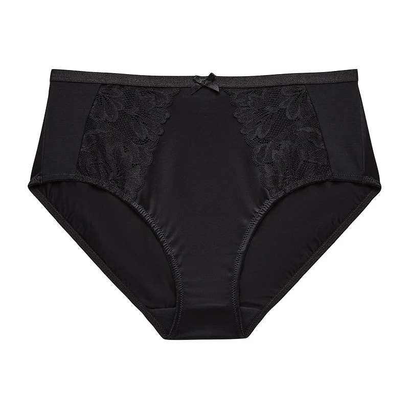 Ambrielle Tulip Lace Shine Brief Panty