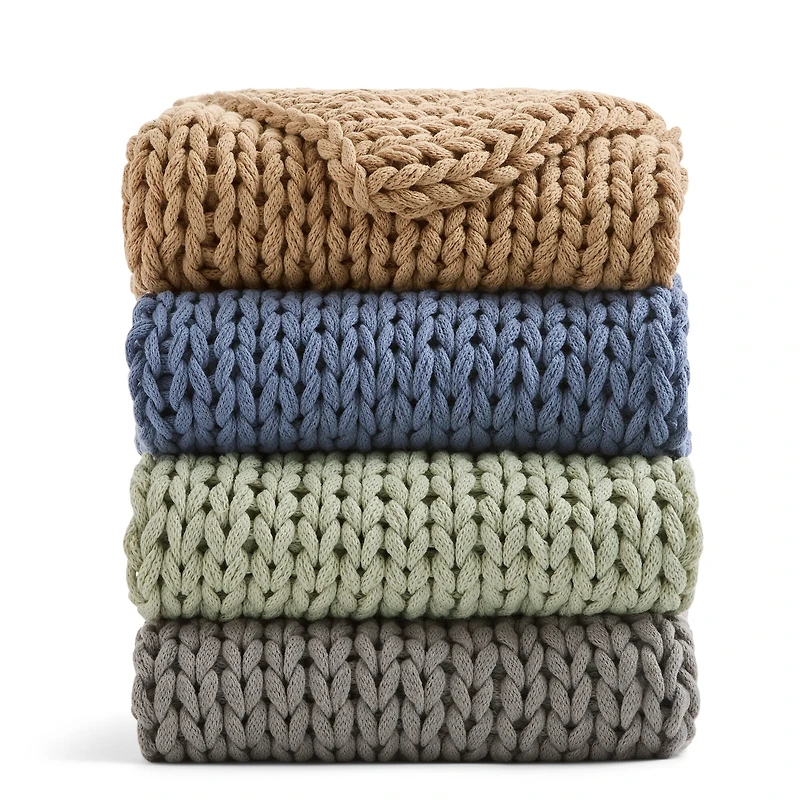 Linden Street Chunky Knit Throw
