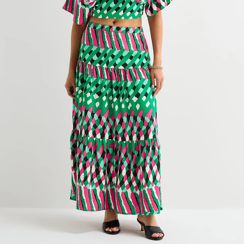 Bold Elements Womens High Waist Skirt