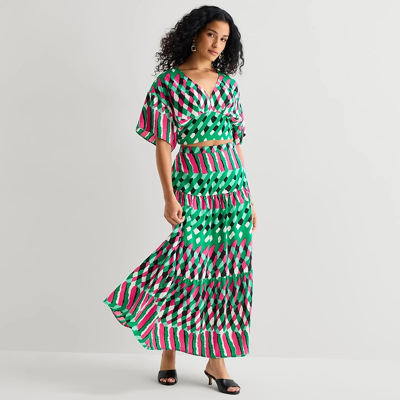 Bold Elements Womens High Waist Skirt