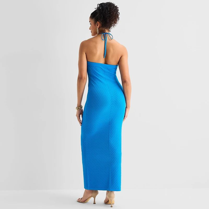 Bold Elements Womens Halter Maxi Dress