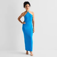 Bold Elements Womens Halter Maxi Dress