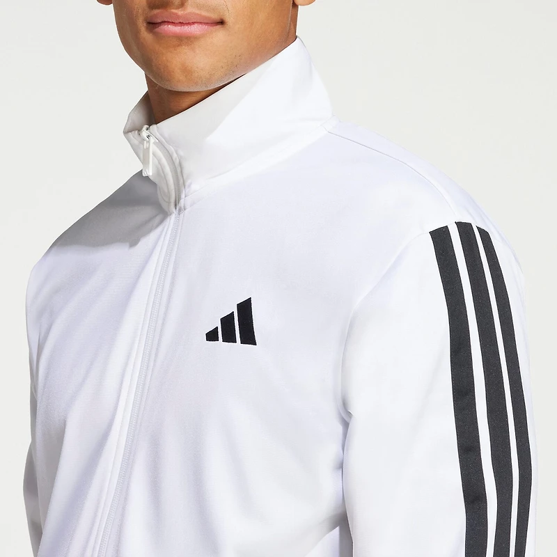 adidas Mens Mock Neck Long Sleeve Layered Top