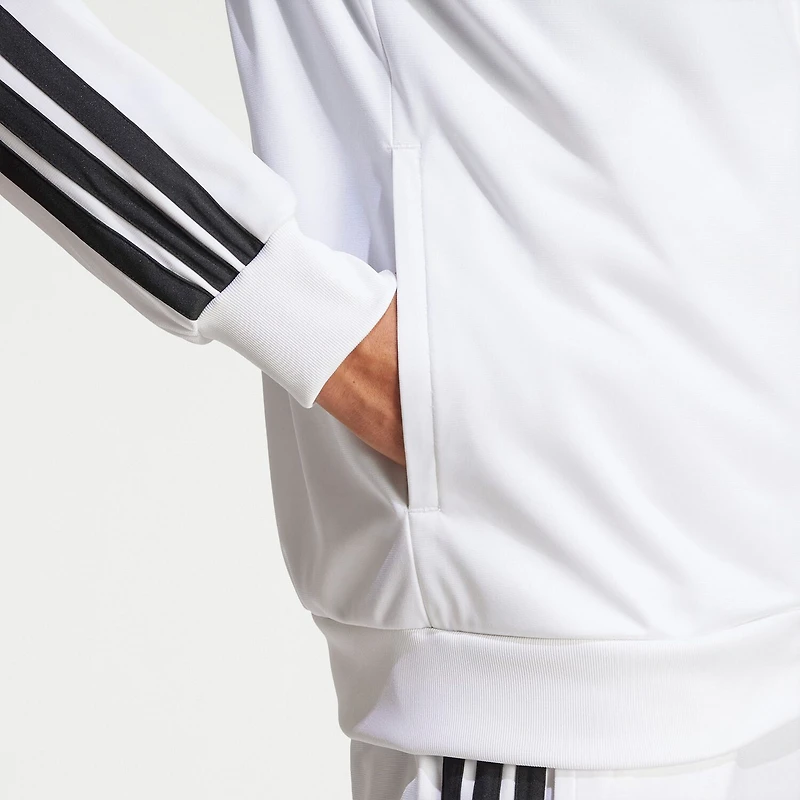 adidas Mens Mock Neck Long Sleeve Layered Top