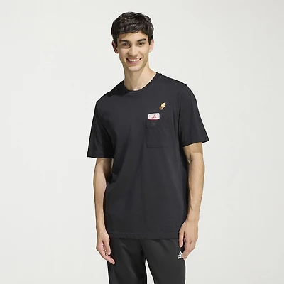 adidas Mens Crew Neck Short Sleeve Active T-Shirt